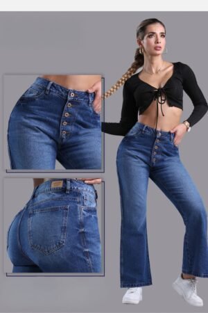 JEAN TIRO ALTO RETRO CHIC